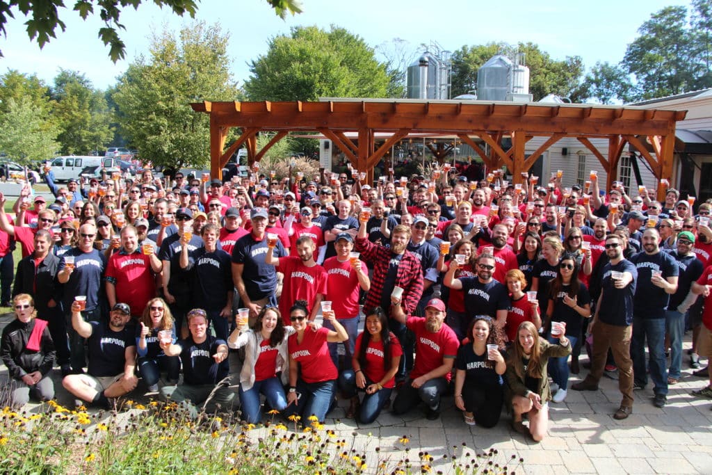 Harpoon Brewery's team of employees