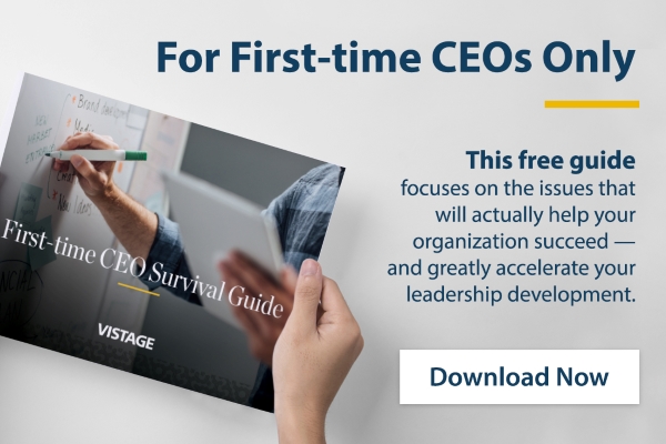first-time CEO survival guide