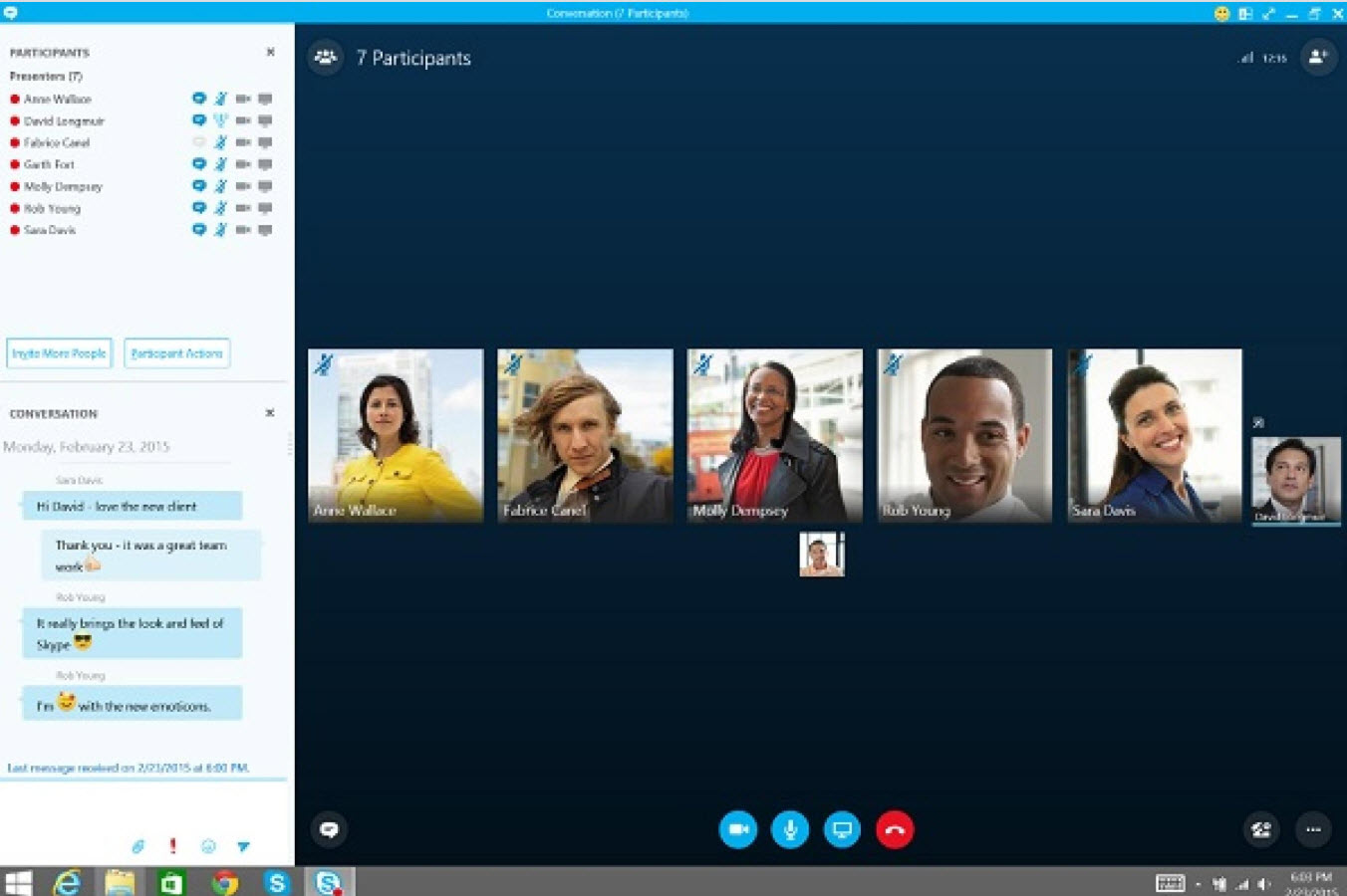 Skype platform