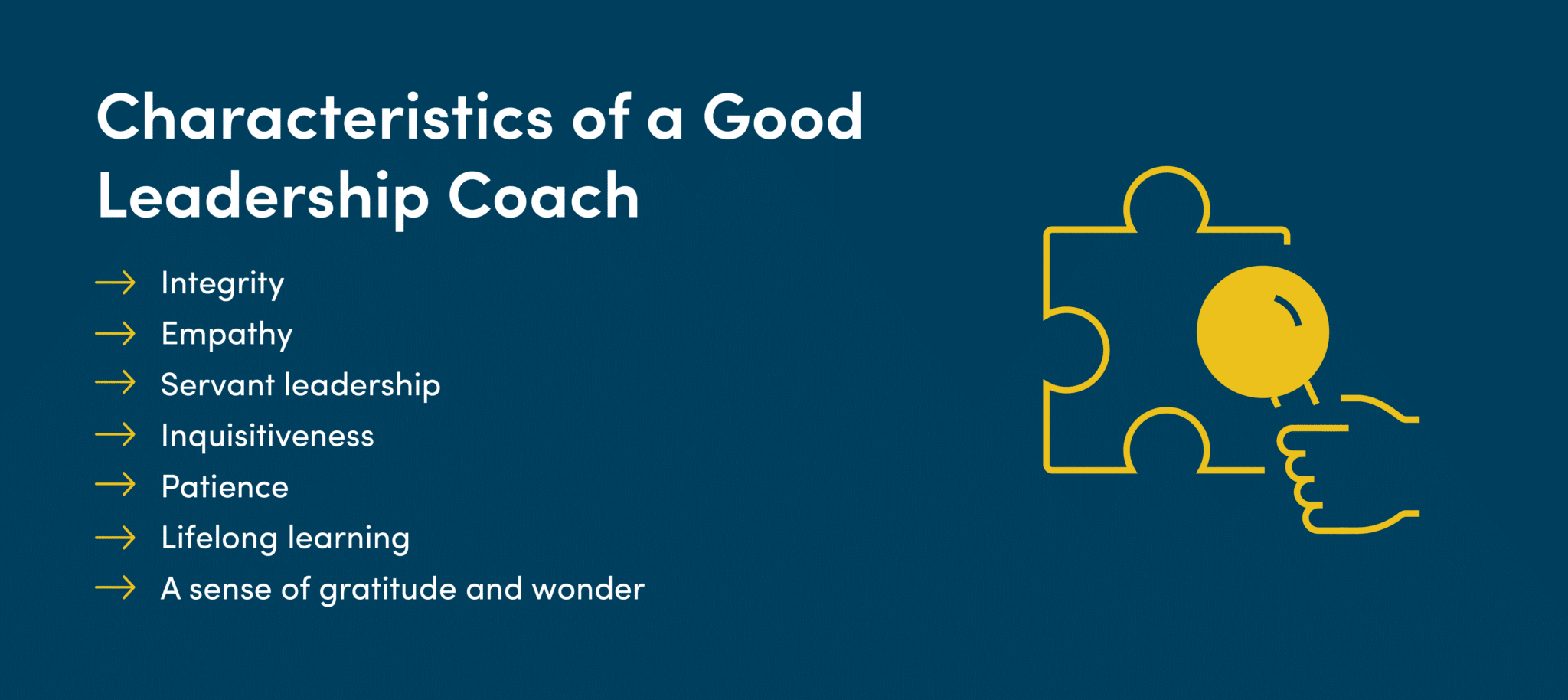 Characteristics of a good leadership coach