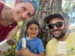 Aviva Wolmer and family popsicles